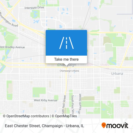 East Chester Street map