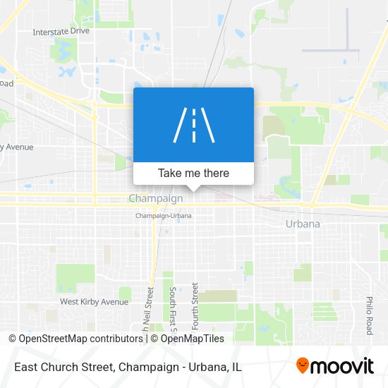 East Church Street map