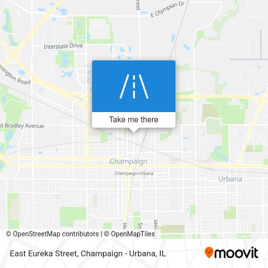 East Eureka Street map