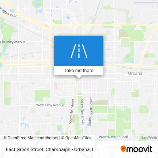 Mapa de East Green Street