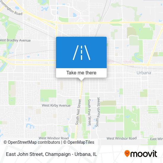 East John Street map