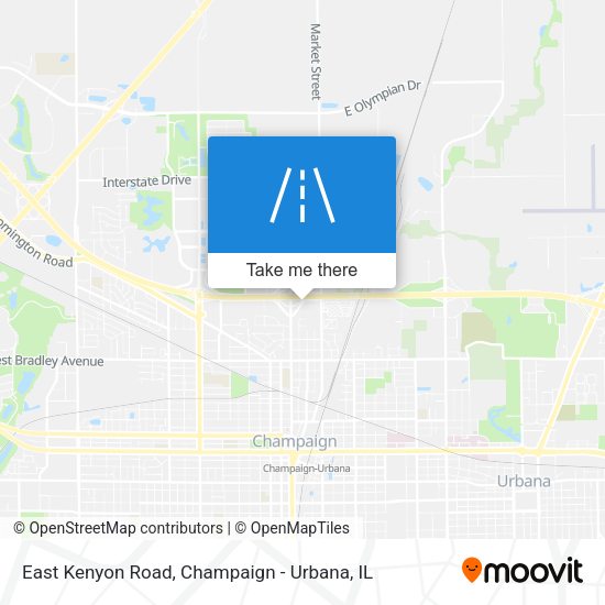East Kenyon Road map