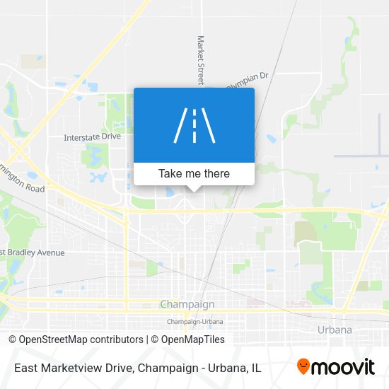 Mapa de East Marketview Drive
