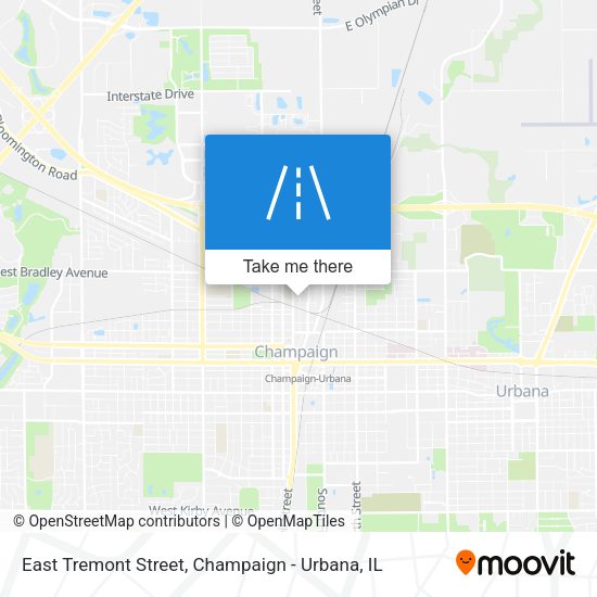 Mapa de East Tremont Street
