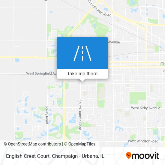 Mapa de English Crest Court