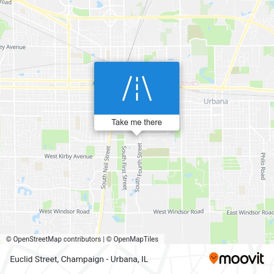 Euclid Street map