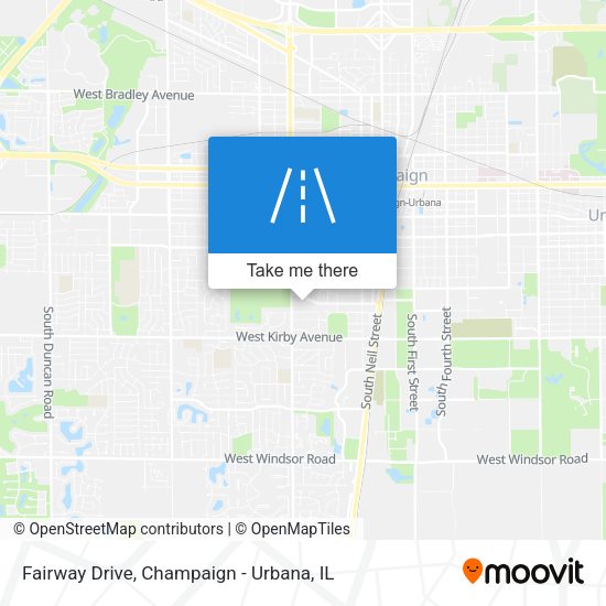 Fairway Drive map