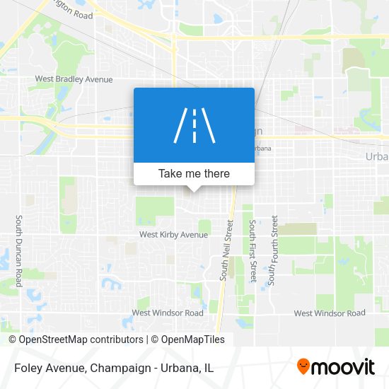 Mapa de Foley Avenue