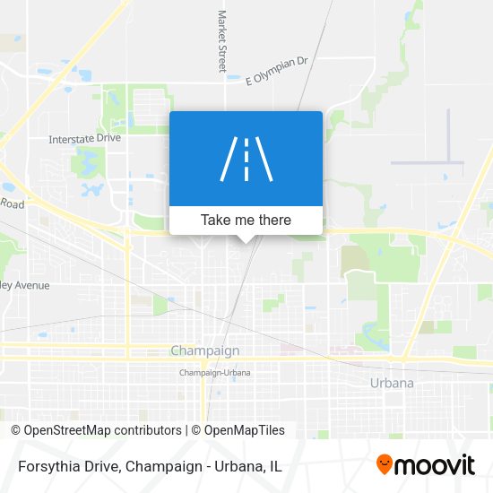 Forsythia Drive map