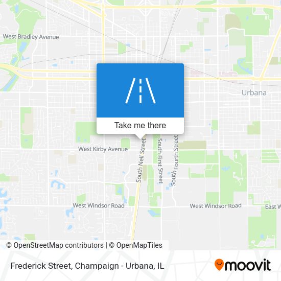 Frederick Street map