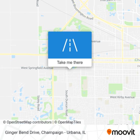 Ginger Bend Drive map