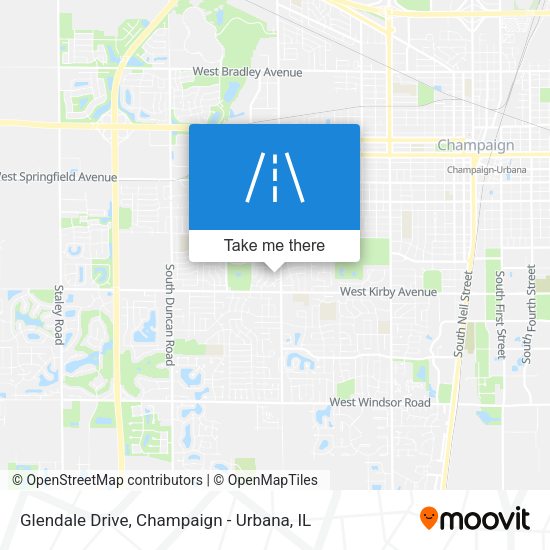Mapa de Glendale Drive
