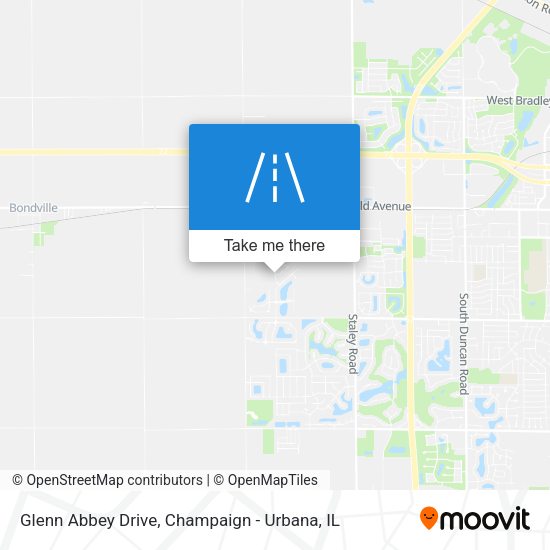 Glenn Abbey Drive map