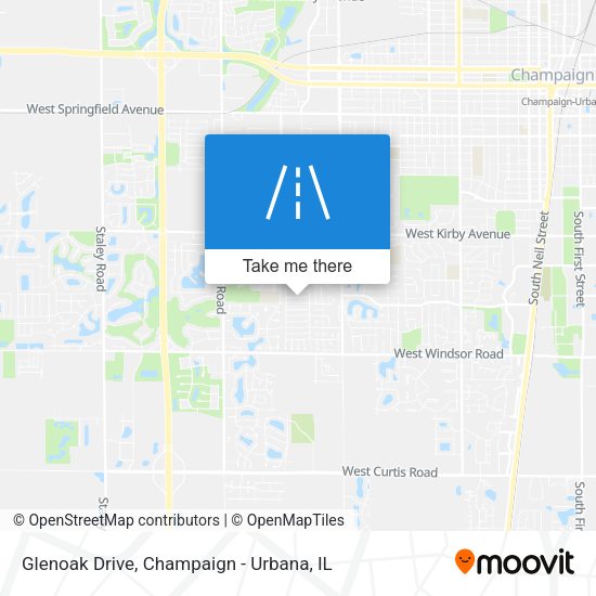 Glenoak Drive map