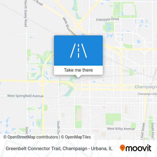 Greenbelt Connector Trail map