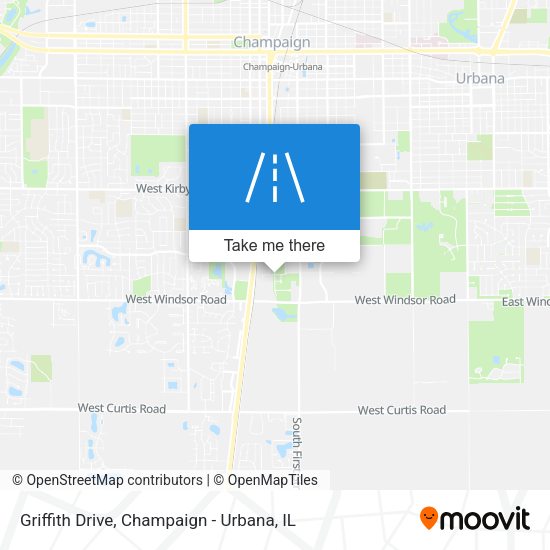 Griffith Drive map