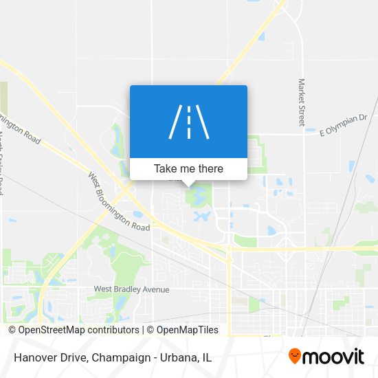 Hanover Drive map