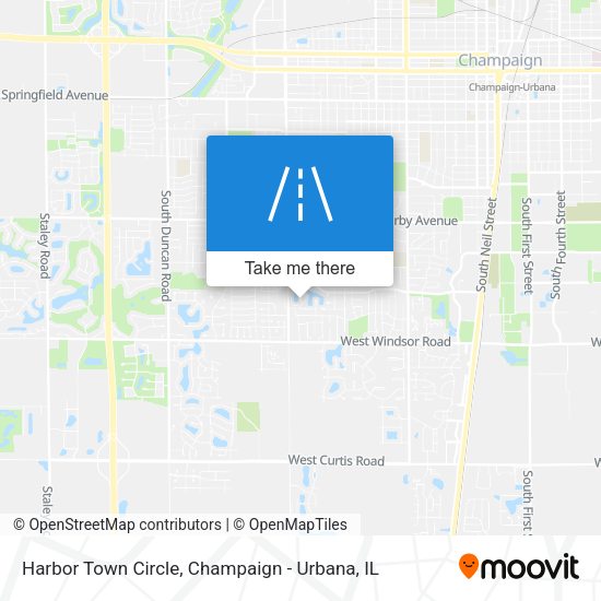 Mapa de Harbor Town Circle