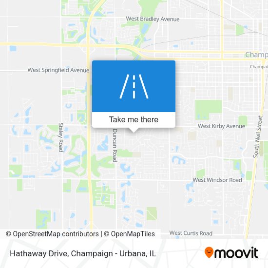 Mapa de Hathaway Drive