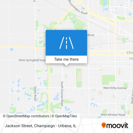 Jackson Street map