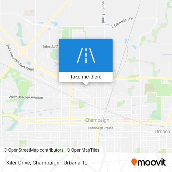 Kiler Drive map