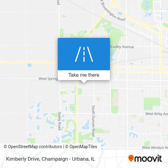 Mapa de Kimberly Drive