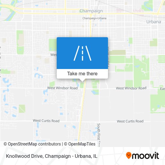 Knollwood Drive map