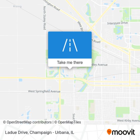 Mapa de Ladue Drive