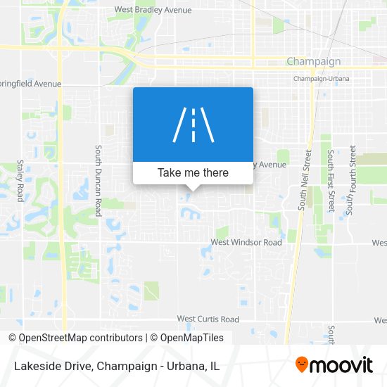 Lakeside Drive map