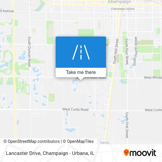 Mapa de Lancaster Drive