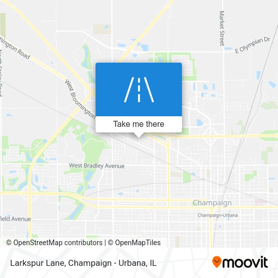 Larkspur Lane map