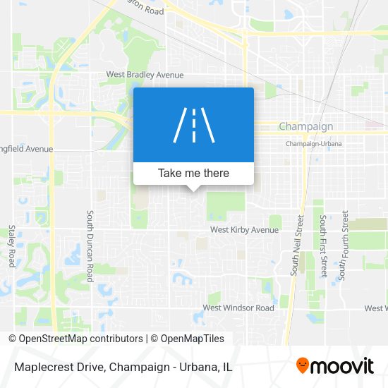 Maplecrest Drive map