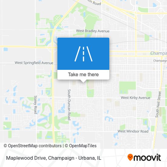 Maplewood Drive map