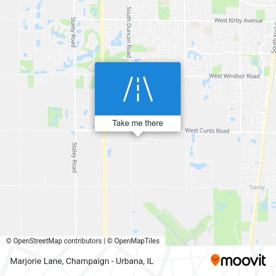 Marjorie Lane map
