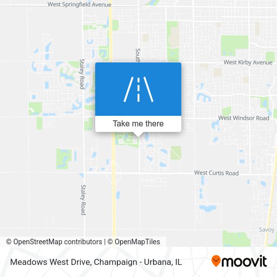 Meadows West Drive map