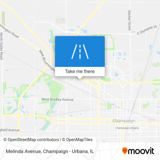 Melinda Avenue map