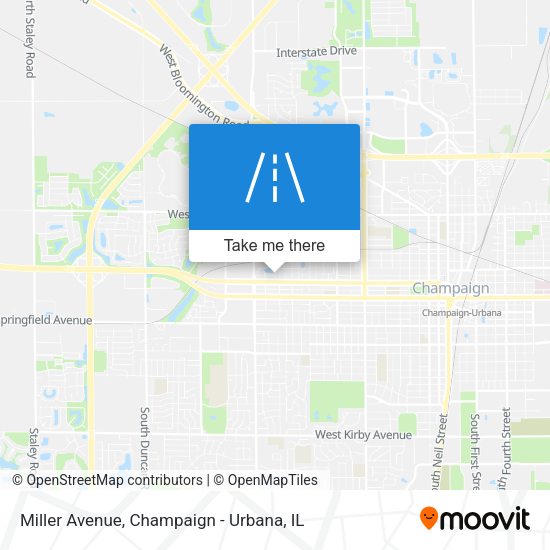 Miller Avenue map