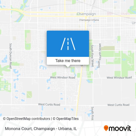Mapa de Monona Court