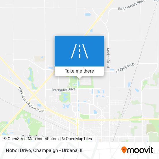 Nobel Drive map