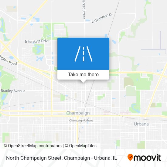 Mapa de North Champaign Street