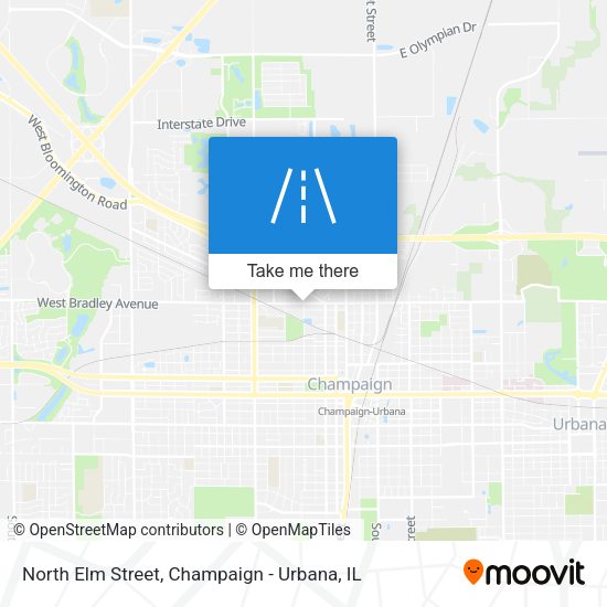 Mapa de North Elm Street