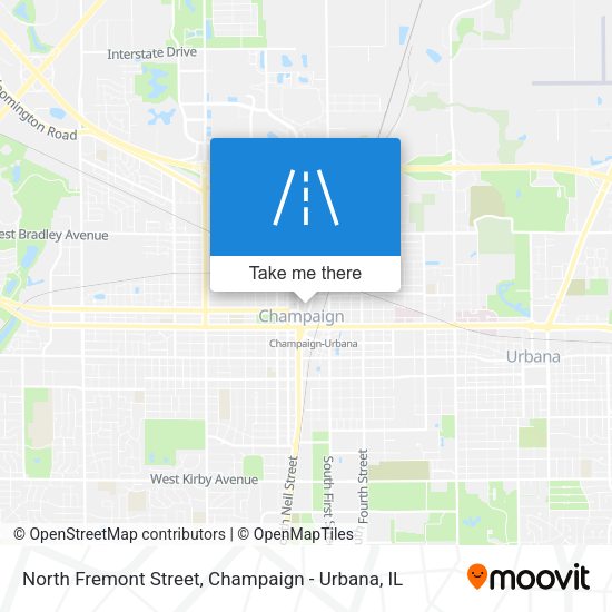 Mapa de North Fremont Street