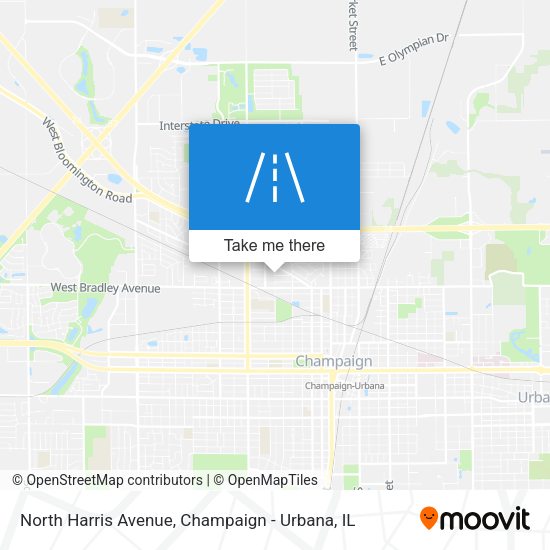 Mapa de North Harris Avenue