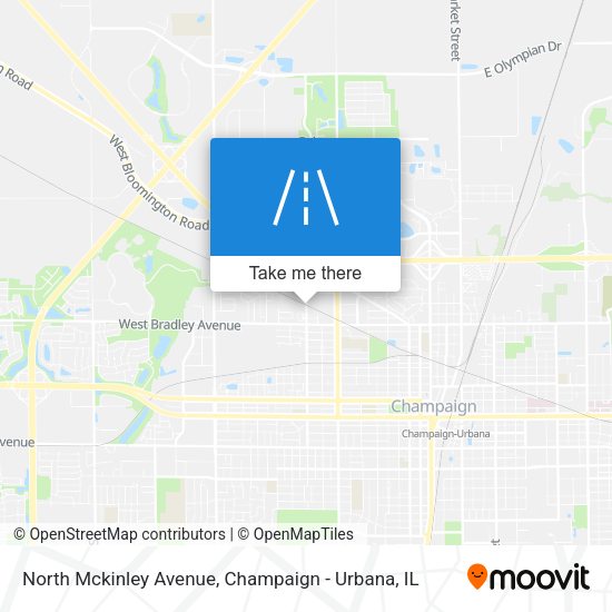 Mapa de North Mckinley Avenue
