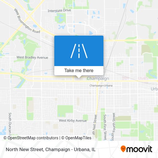 North New Street map