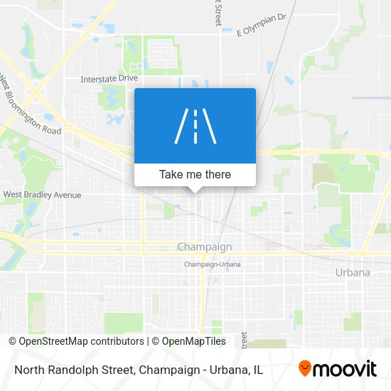 Mapa de North Randolph Street