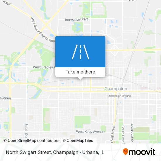 North Swigart Street map