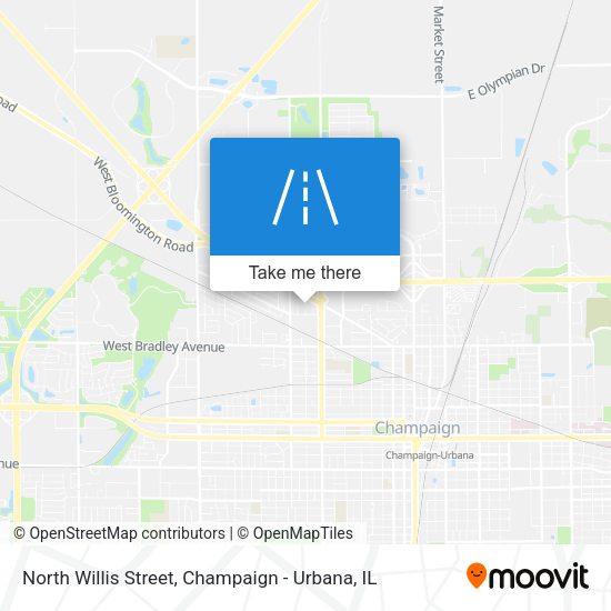 North Willis Street map
