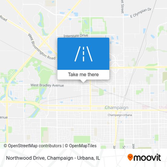 Northwood Drive map