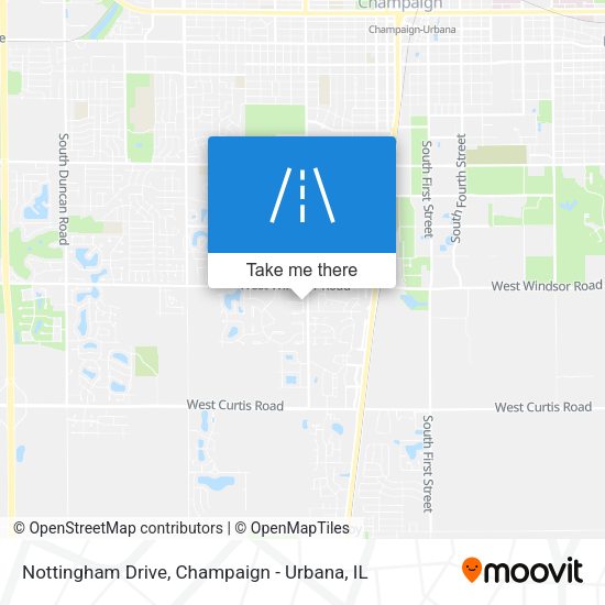 Nottingham Drive map